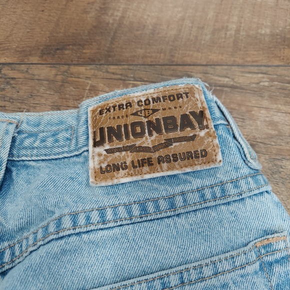 UNIONBAY Vintage High-Rise Jeans Light Wash Size 5 Relaxed Fit Tapered (22x28) - Picture 9 of 10